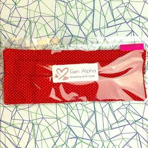 A104 #2 Red with White Polka Dots Face Mask